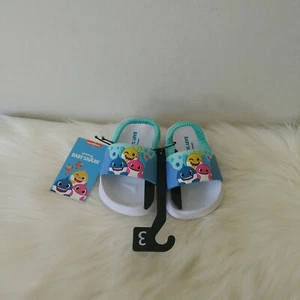 Pinkfong Baby Hai Baby Mädchen Größe 3 Pantoletten Sandalen neu mit Etikett - Bild 1 von 6