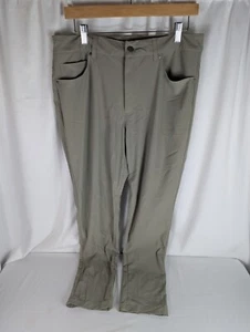 Pantalone VRST uomo taglia 34 x 32 slim grigio marrone chino 5 tasche elasticizzato senza limiti - Foto 1 di 15