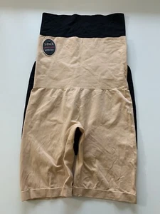 Lot of 2 Catherine Malandrino Women's Sz L High Waist Mid-Thigh Shaping Shorts - Picture 1 of 5