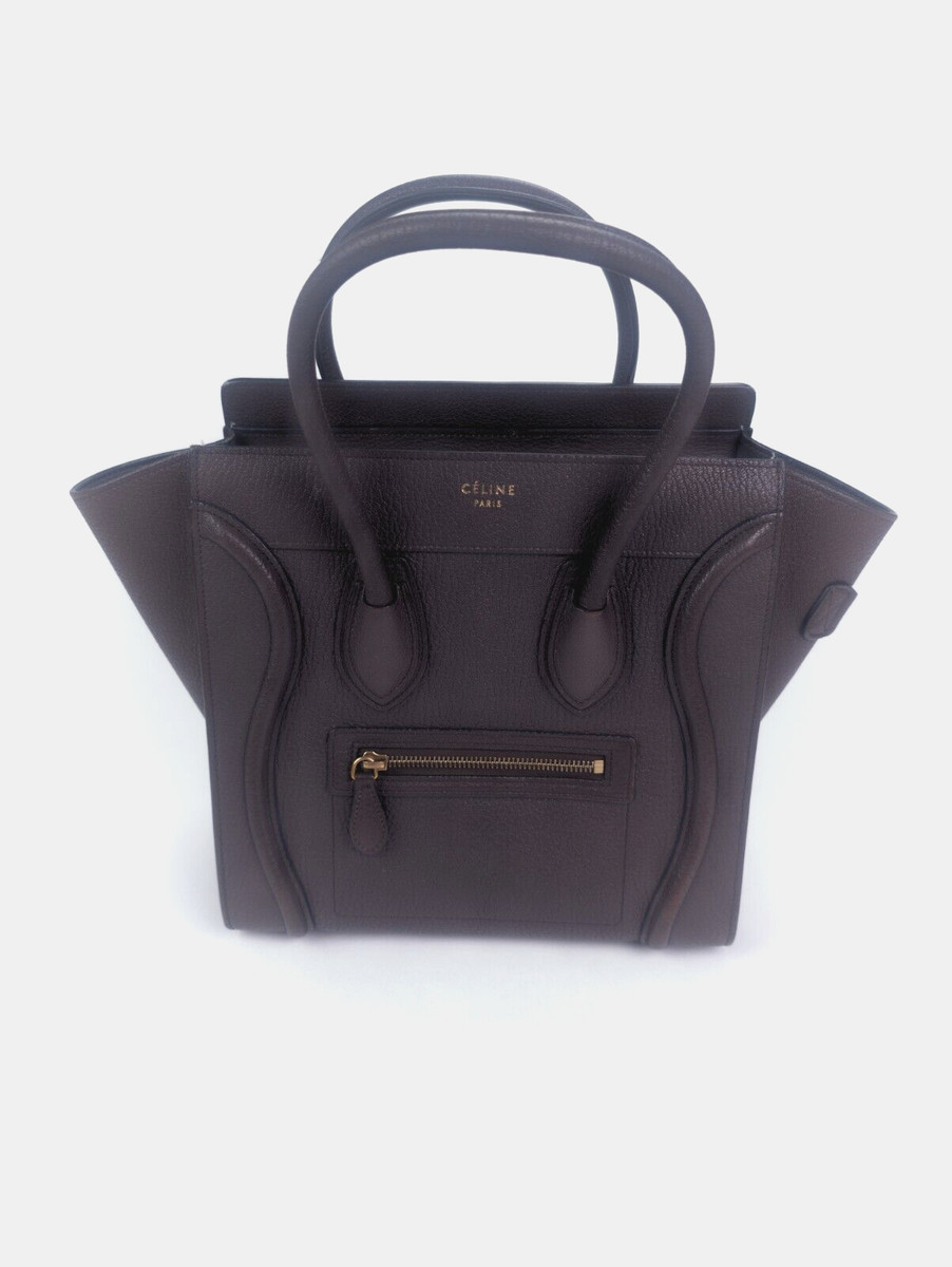 新品同様】 セリーヌ CELINE ラゲージ マイクロショッパー ハンド  
