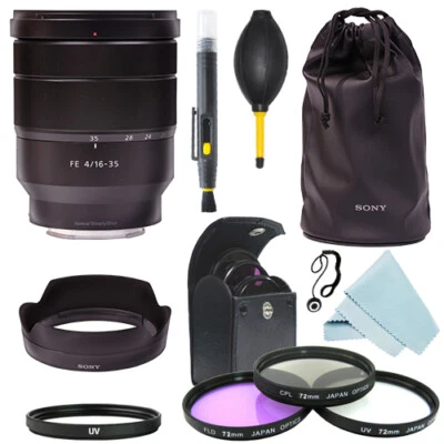 Sony Vario-Tessar T* FE 16-35mm f/4 ZA OSS Lens + Filter Kit + Accessory kit - Image 1 of 4