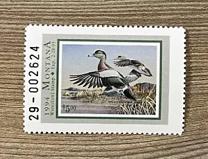 Estampillas WTD - MONTANA 1994 - Estampilla Estatal de Pato - Lote 1 - Como Nuevo OG NH - Imagen 1 de 2