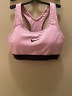 Nike Women's Pro Classic Padded Sports bra Storm Pink/Black- X-Small