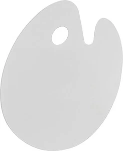 11”W Painters Palette White Acrylic Oil Paint DIY Arts and Crafts Art Supplies - Picture 1 of 1