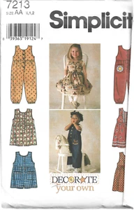 Motif Simplicité #7213 - Pull/robe d'été enfant en bas âge - barboteuse tailles 1/2-1-2 - Photo 1/1