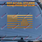 Valknut USA American Flag Decal Sticker Norse Viking Car Vinyl die cut no bkgrd