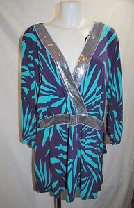 Bluse - Hängerchen - Glitzer - Bindeband - weich fließend - modern - schick  - Bild 1 von 6