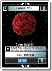 Survey Instability - Intro 2 Player - Star Trek CCG 1E - Picture 1 of 1