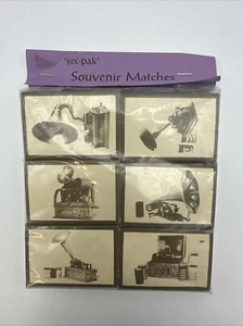 Vintage Souviner Matches - PHONOGRAPHY - New and sealed - Picture 1 of 4