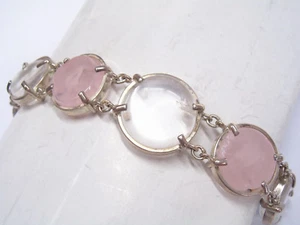 Silver Bracelet 925 with Gemstones, Natural - - Imagen 1 de 7