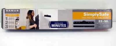 NEW Sanus Vuepoint F41 Simplysafe Fixed Position TV Wall Mount 22"- 50" 80 lb  - Image 1 of 4