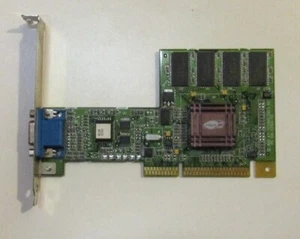 Carte graphique AGP - ATI RAGE 128 - pour restauration d'ordinateur - Photo 1/7