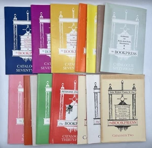 The Bookpress Catalog Lot of 15 Vintage Rare Booksellers Catalogs Bibliophile - Picture 1 of 4