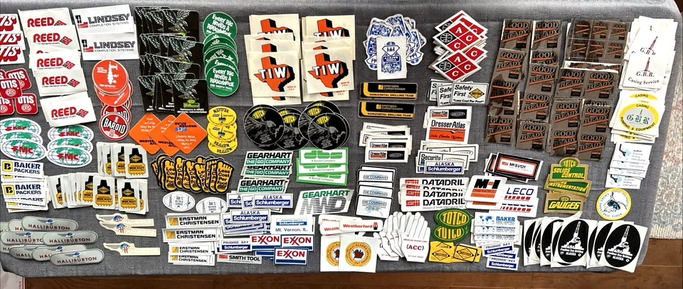 Vintage Alaska/ Other Oilfield stickers New Old Stock 500 Stickers - Image 1 of 4