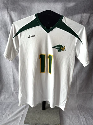 NDSU North Dakota State Bison ASICS Volleyball GU Women's Large white Jersey #11 - Image 1 of 4