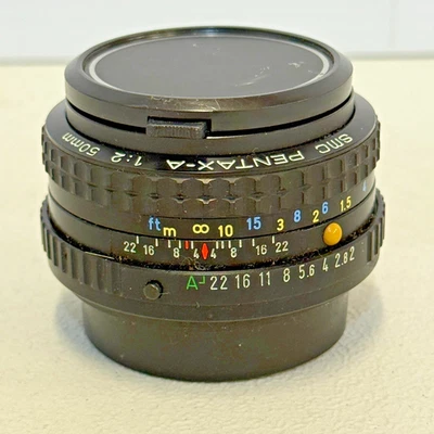 SMC Pentax-A 1:2 50mm Camera Lens Vintage  [12] - Image 1 of 4