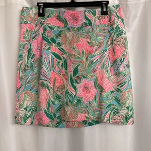 Skort Lilly Pulitzer Jonas in Blue Horizon in arrivo da donna caldo taglia 12 - nuovo con etichette - Foto 1 di 10
