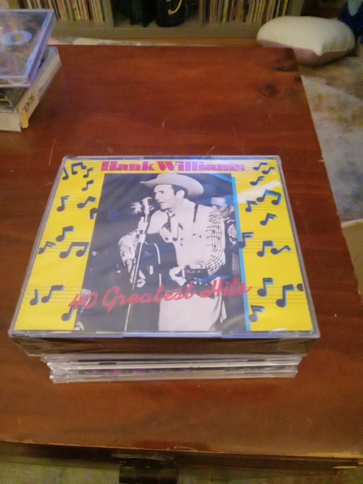 Hank Williams - 40 Greatest Hits Music Still Sealed  - Image 1 of 4