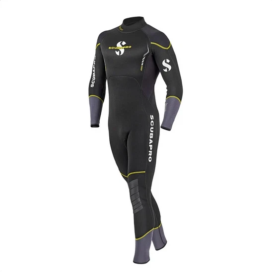 ScubaPro Sport Steamer 3mm Bzip Men's Wetsuit - Black/Yellow XL (63.648.500)