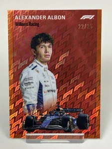 2024 Topps Chrome F1 Logofractor Alex Albon 1954-19 Orange 22/25 - Picture 1 of 2