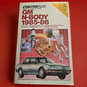 Chilton Repair & Tune-Up GM N-Body 1985-86 Skylark Grand Am Calais #7657 - Picture 1 of 5