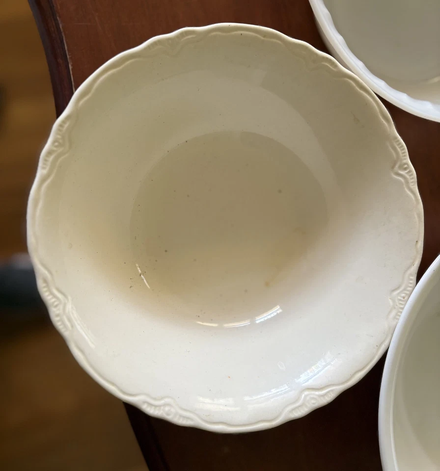 Antique/Vintage Ironstone Serving Bowl 1800s-early 1900s, White - Image 1 of 1