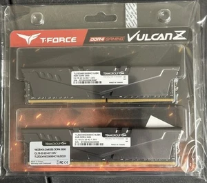 16GB Team Group T-Force Vulcan Z DDR4 3600MHz CL18 Dual Channel Kit (2x 8GB) - Picture 1 of 5