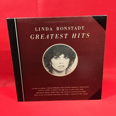 LINDA RONSTADT Greatest Hits 1976 UK vinyl LP + INNER Volume 1 best of one - Image 1 of 4