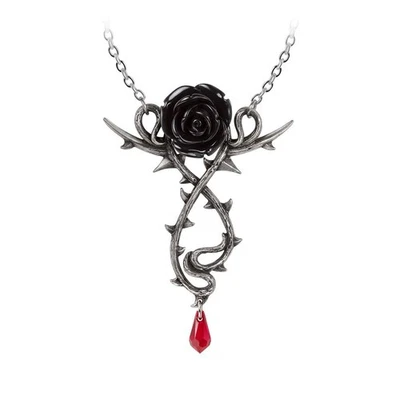 Collana Alchemy Gothic Carpathian Rose - Nuova Di Zecca - Immagine 1 di 2