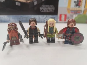 NEW Lord of the Rings Gimli Aragorn Legolas Gandalf Custom Lego Minifigure Set - Picture 1 of 8