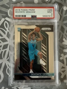 2018 Panini Prizm Devonte Graham Rookie #288 PSA 9 Mint RC - Bild 1 von 2