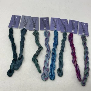 LOT OF 8 SKEINS 100% Cotton Caron Wildflowers Hand-dyed 36 yds Hand Dyed - Picture 1 of 4