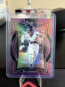 2024 Panini Select Will Anderson Jr. Purple Prizm # 7/75 🔥 - Picture 1 of 2