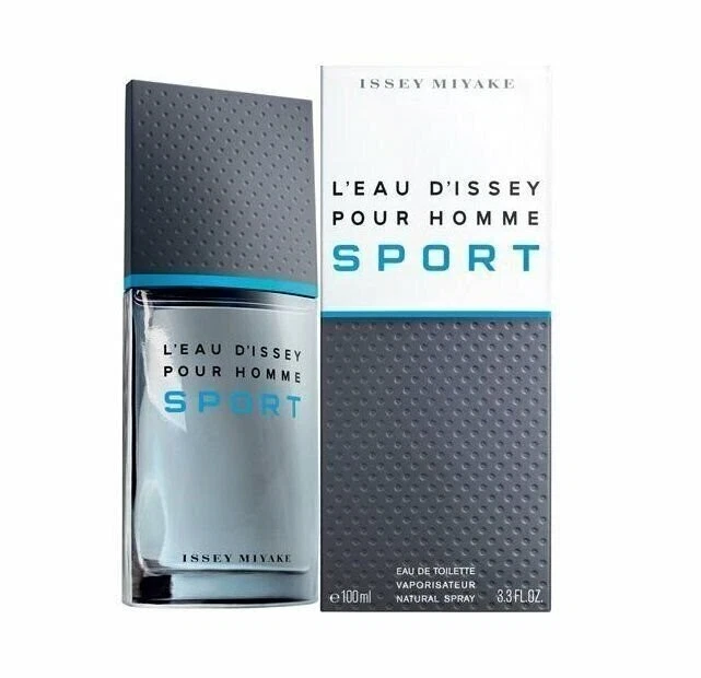 Issey Miyake L'eau D'issey Homme Sport 3,3 oz Eau De Toilette spray colônia masculina 100 ml novo na caixa - Imagem 1 de 1