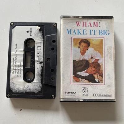 WHAM! - 'Make It Big' Cassette Tape Album 1984 - Image 1 of 4