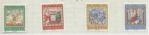 Switzerland Stamps Scott #B366 To B369, Used - Picture 1 of 1