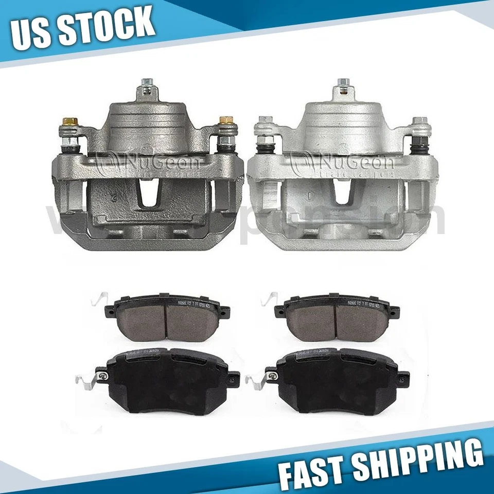 Front Brake Calipers Ceramic Brake Pads for 2003 2004 2005 INFINITI FX35 - Image 1 of 4