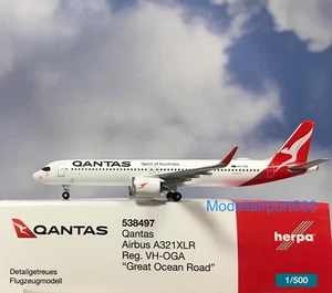 Herpa Wings 1:500 Airbus A321XLR Qantas VH-OGA 538497 Modellairport500 - Imagen 1 de 1