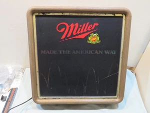 Vintage 1982 Miller Made The American Way Bouncing Ball Motion Light, Works - Bild 1 von 8