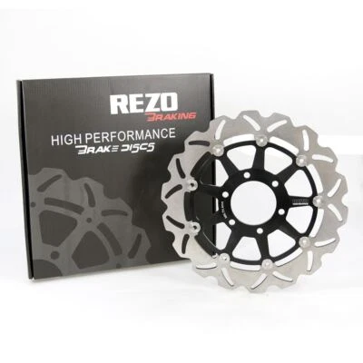 Disco rotor de freno delantero ondulado Rezo para Triumph Sprint 955 RS 99-04 Foto 1 de 4