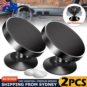 2X Universal Magnetic Magnet Dashboard Mobile Phone Holder Dash Car Mount Stand - Picture 1 of 9