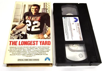 The Longest Yard Special Home Video Version VHS 1988 Paramount - Image 1 of 4