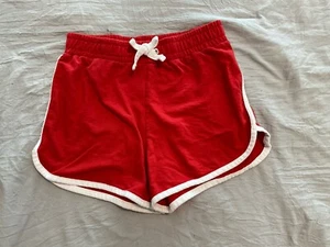 Recycled Threads - Girls Gym Track Sport Shorts, Large 12 , Red - Picture 1 of 3
