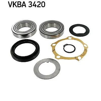 WHEEL BEARING KIT SKF VKBA 3420 FRONT AXLE,REAR AXLE FOR LAND ROVER - Image 1 of 2