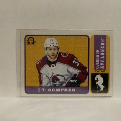 #422 J.T. Compher Colorado Avalanche 2018-19 O-Pee-Chee Hockey Card JQ - Image 1 of 2