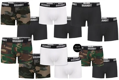 Brandit Boxer Unterwäscher sous-Vêtements Armée Shorts S L XL 2XL - 7XL - Photo 1/4