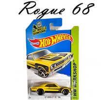 Hot Wheels '67 Chevelle SS 396, Yellow, 2014 HW Workshop - Muscle Mania, MOC