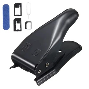 Taglierina Universale 2 in 1 per Micro/Nano SIM con Adattatori per Cellulari - Foto 1 di 6