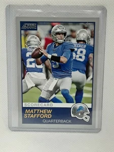 Matthew Stafford 2019 Score Football - SCORECARD #213 - Detroit Lions - Picture 1 of 2