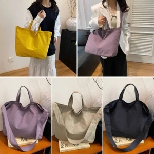 Solid Color Shopping Shoulder Bag Korean Style Messenger Bag Underarm Bag - Picture 1 of 16